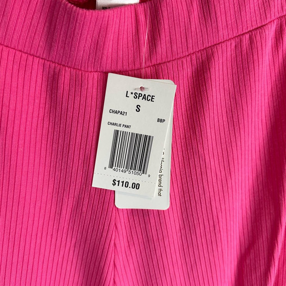 NWT L Space Charlie Pant in Pink size SMALL - Picture 3 of 5